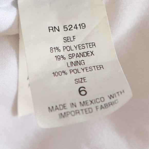 LA BLANCA Triangle Halter Print Bikini Top S / 6 - Picture 5 of 7